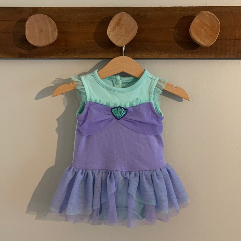 Little Mermaid Ariel bodysuit for baby, 9-12 mos
